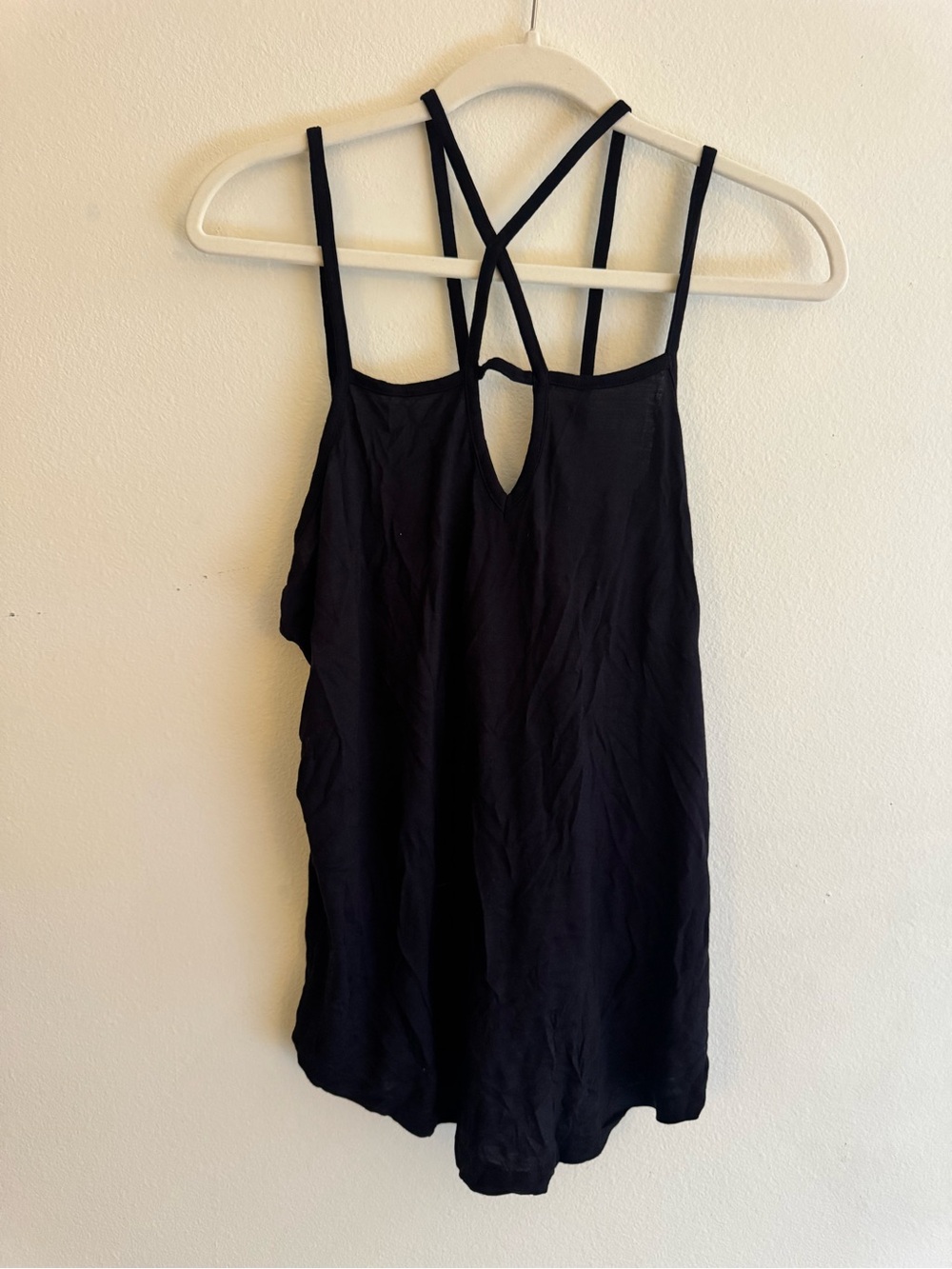 RVCA Black Strappy Camisole Tank Top